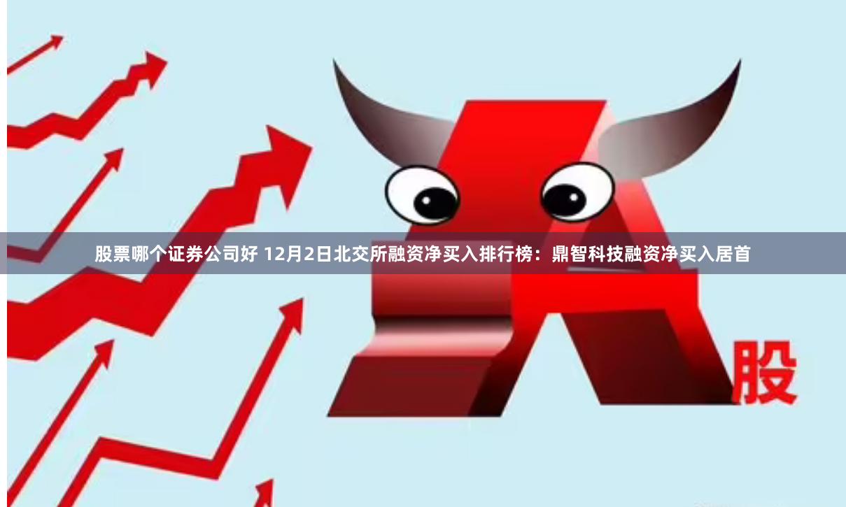 股票哪个证券公司好 12月2日北交所融资净买入排行榜：鼎智科技融资净买入居首